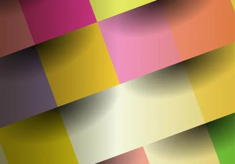 Abstract, colorful background with square frames. Geometric vector, fashion w Stock Illustration