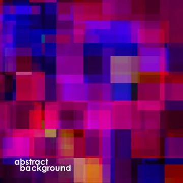 Abstract colorful background from squares. Vector illustration. Eps 10 Stock Illustration