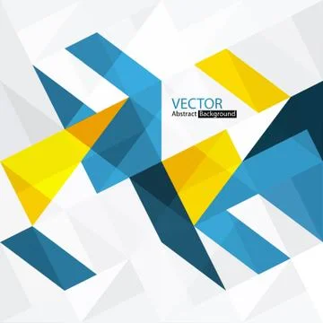 Abstract colorful background with triangles Stock Illustration