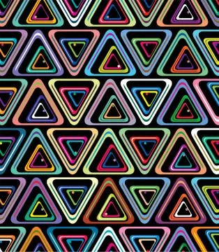 Abstract colorful background of triangles Stock Illustration