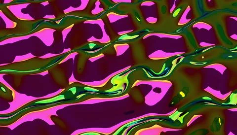 Abstract colorful background with wave, 3d illustration 스톡 일러스트