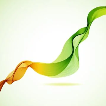 Abstract colorful background with wave Stock Illustration
