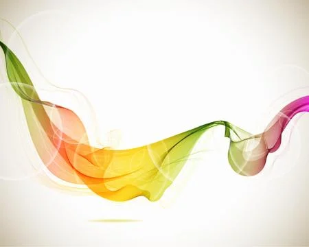 Abstract colorful background with wave Stock Illustration