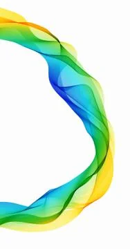Abstract colorful background with wave Stock Illustration