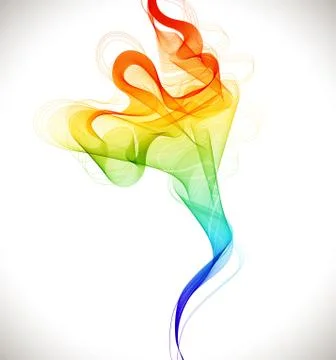 Abstract colorful background with wave Stock Illustration