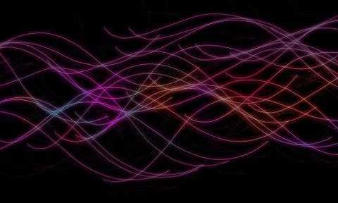 Abstract colorful background with wave Stock Illustration