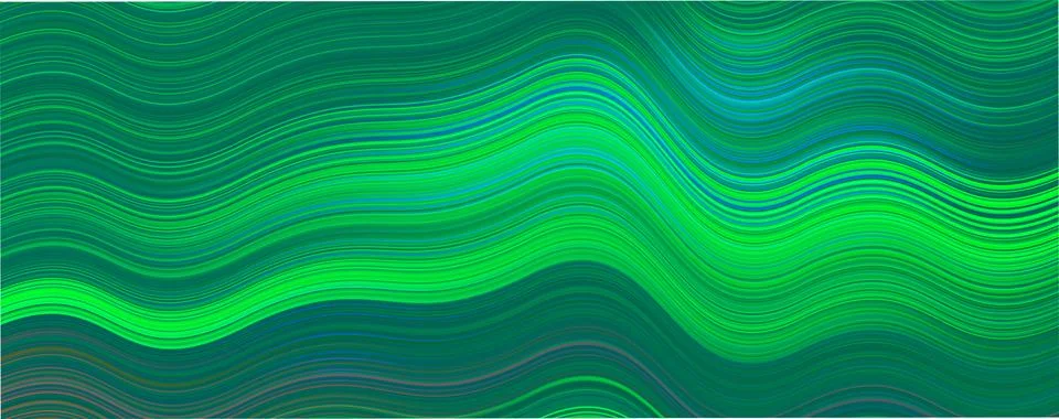 Abstract colorful background with waves. Vector backdrop for your design Stock Illustration