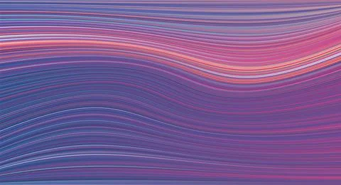 Abstract colorful background with waves. Vector backdrop for your design Stock Illustration