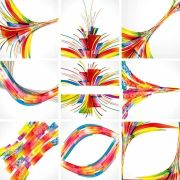Abstract colorful backgrounds. elements for design. eps10. Stock Illustration