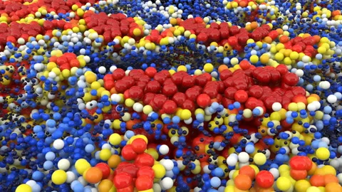 Abstract colorful balls background. Stock Footage 143689221