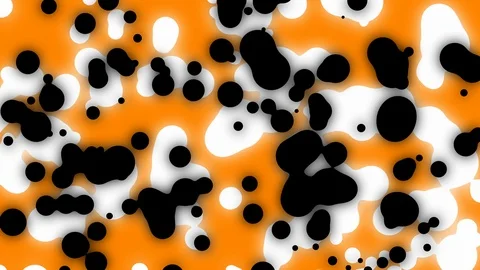 Abstract colorful blob background. Abstract leopard fur background. Stock Footage 124770179