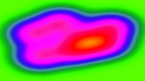Abstract colorful blob shape vibrant background Stock Footage 331369562
