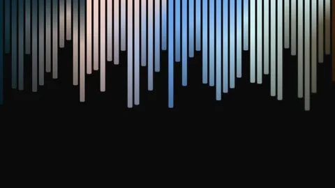 Abstract colorful blue background with a vector barcode design musical Stock Footage 329262345