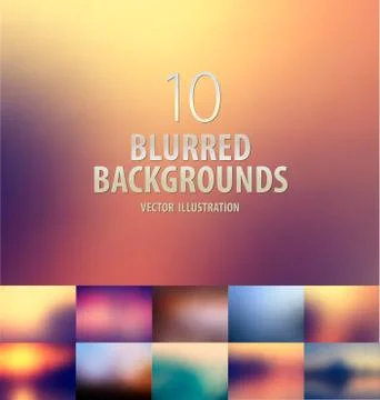 Abstract colorful blurred background Stock Illustration