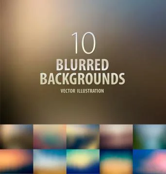 Abstract colorful blurred background Stock Illustration