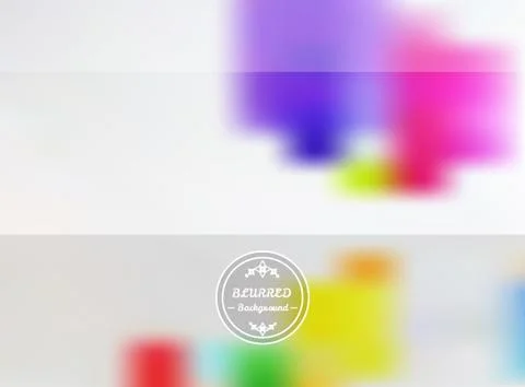 Abstract colorful blurred background. Stock Illustration