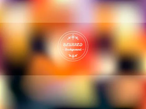 Abstract colorful blurred background. Stock Illustration