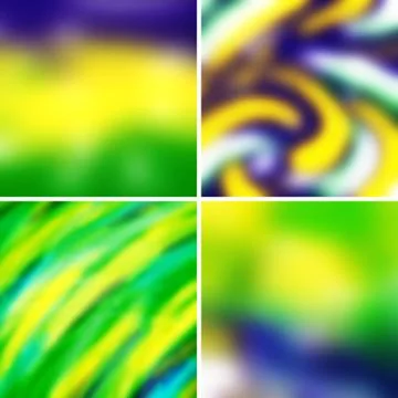 Abstract colorful blurred vector backgrounds Stock Illustration