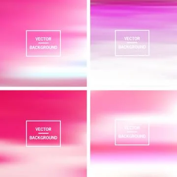 Abstract colorful blurred vector backgrounds Stock Illustration