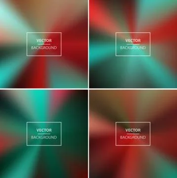 Abstract colorful blurred vector backgrounds Stock Illustration