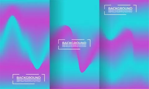 Abstract colorful blurred vector backgrounds. Elements for your website or pr Stock Illustration