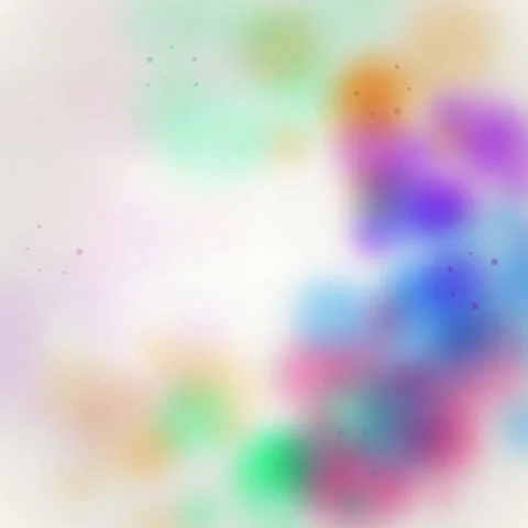 Abstract Colorful Blurry Paint Splatter Background with Soft Light and Boke.. Stock Footage 346284176