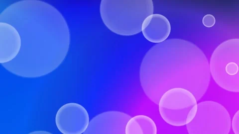 Abstract Colorful Bokeh Bubbles Gradient Background Stock Footage 331352752