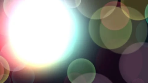 Abstract colorful bokeh light effects creating a dynamic shimmering backgro.. Stock Footage 328805621