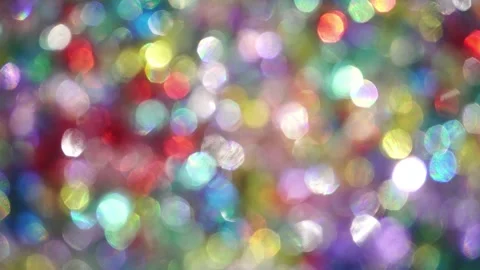 Abstract Colorful Bokeh Lights Background with Soft Defocused Glow. Stock Footage 341481754