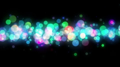 Abstract Colorful Bokeh Particles Loop Background 4K Vídeos de archivo 73466292