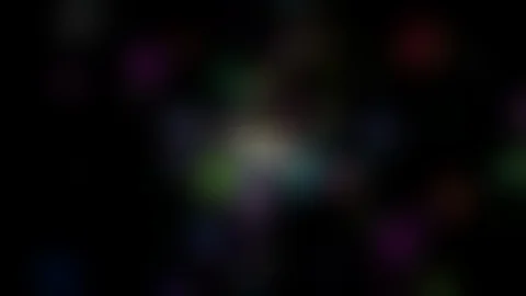 Abstract Colorful Bokeh Particles Loop Background Stock Footage 112689944