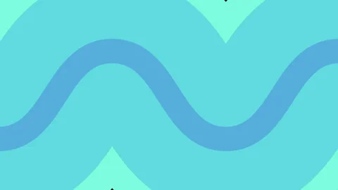 Abstract colorful bright wavy pattern background. Simple dynamic loop abstract Stock Footage 306268352