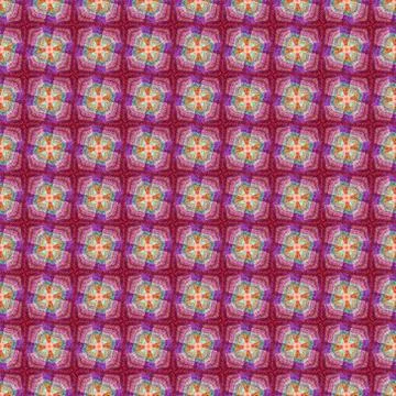Abstract colorful brush seamless patterns Stock Illustration