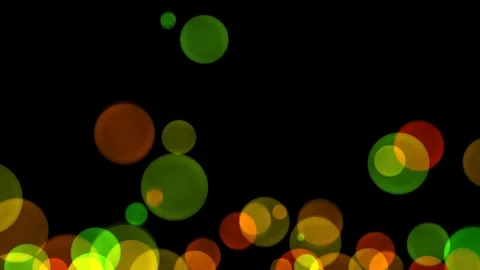 Abstract Colorful Bubbles Falling Animation Background Stock Footage 277743166