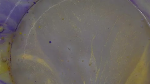 Abstract colorful bubbles. Macro colors, paint in dynamic flow. Stock Footage 133683777