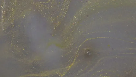 Abstract colorful bubbles. Macro colors, paint in dynamic flow. Stock Footage 133684144