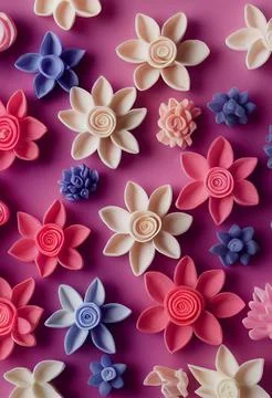 Abstract colorful candy pattern Stock Illustration