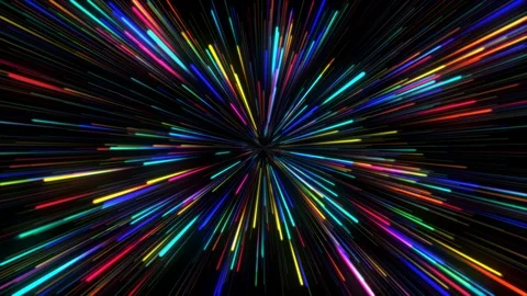 Abstract Colorful CG Motion Background With Glowing LInes Stock Footage 116007899
