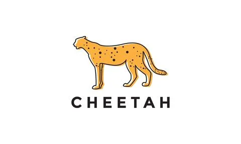 Abstract colorful cheetah logo vector icon illustration design Stock Illustration