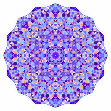 Abstract colorful circle backdrop Stock Illustration