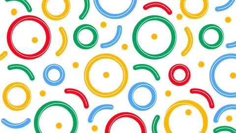 Abstract colorful circle background Illustrazione stock