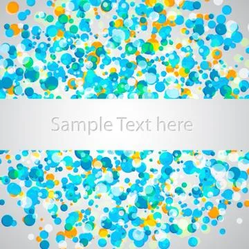 Abstract colorful circle background, vector illustration Stockillustratie