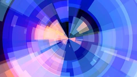 Abstract colorful circle block background illustration New quality universal Stock Illustration