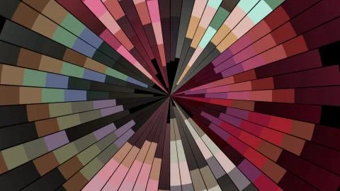 Abstract colorful circle block background illustration New quality universal イラスト素材