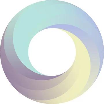 Abstract colorful circle Stock Illustration