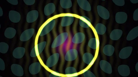 Abstract colorful circle light effect animation. Stock Footage 335346347