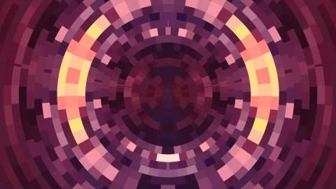 Abstract colorful circle pixel block background illustration New quality Illustrazione stock