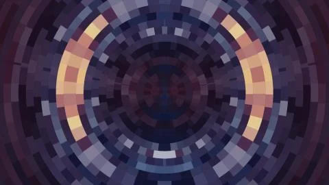 Abstract colorful circle pixel block background illustration New quality Stock Illustration
