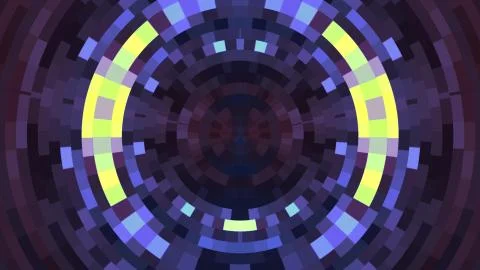 Abstract colorful circle pixel block background illustration New quality 스톡 일러스트