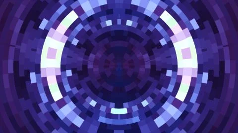 Abstract colorful circle pixel block background illustration New quality Stockillustratie
